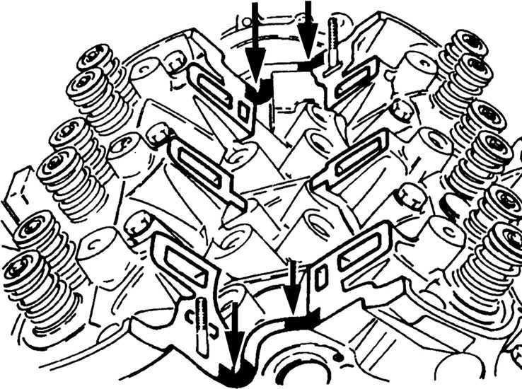 Головки блока цилиндров | двигатель v6 | ford scorpio